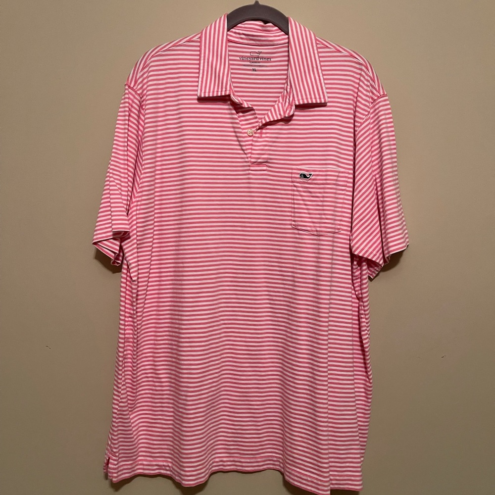Striped Vineyard Vines Polo
